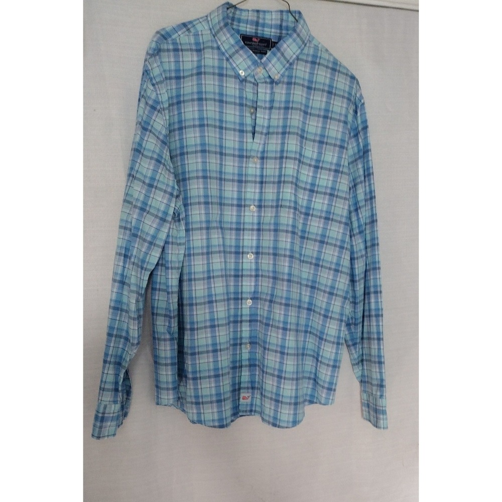 Vineyard Vines Tucker Shirt Men's XL Slim Fit Blue Stripe Button Down